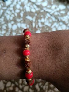 Red Beaded Bracelet