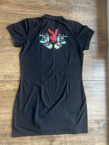 Original Playboy Bunny Black Polo Dress