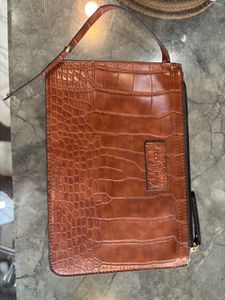 Chic Croc Embossed Clutch