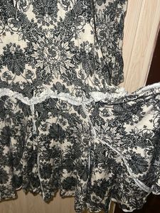 Vintage Floral Print Dress