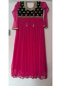Pink Anarkali Gown