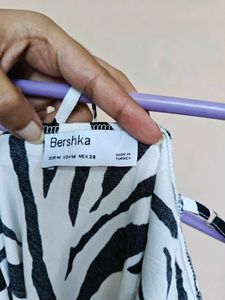 Zebra Print Mini Dress
