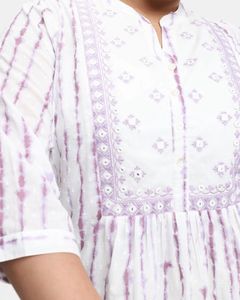 Diza / Westside -  Tie-Dye White Kurta