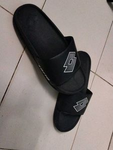 Lotto Black Slides - Comfortable & Stylish