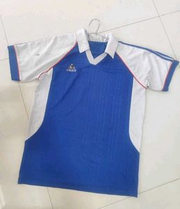 Adidas Blue & White T-Shirt