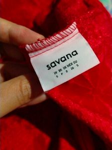 SAVANA RED TUBE DRESS