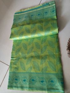 New Saree With Running Blouse