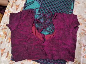 Beautiful Saree with Matching Blouse