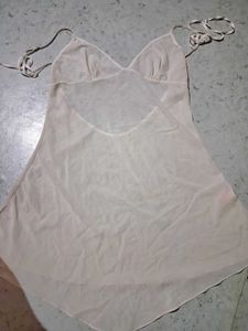 Sheer White Slip Dress