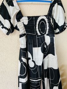 Abstract Print Mini Dress