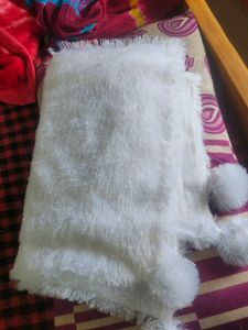White Fur Winter Stole &  shawle