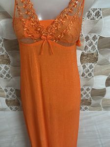 Orange Maxi Nightgown