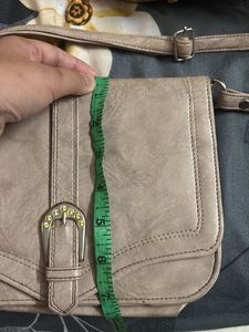 Vintage Style Buckle Shoulder Bag