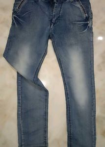 Blue Wash Denim Jeans