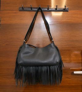 H&amp;M Fringed-Trimmed Shoulder Bag