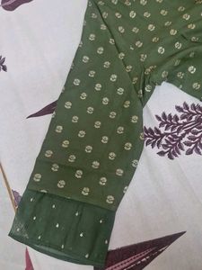 Elegant Green Printed Kurta