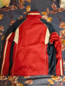 Men's Red &amp; Navy Colorblock Jacket