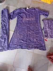 Stylish Tie-Dye Kurta Set with Dupatta