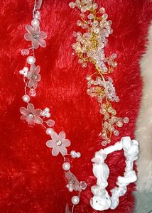 Elegant Beaded Hair Accessories Combo Set
