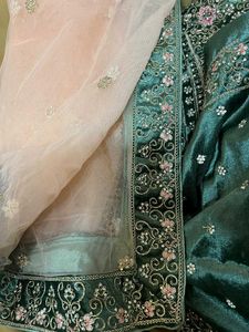 Semistitched Semi Bridal Lehenga