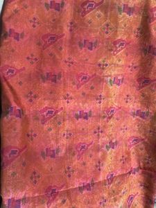 Vibrant Orange &amp; Pink patola saree