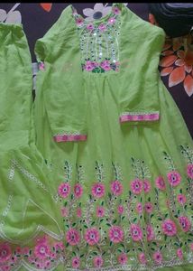 Beautiful Lime Green Kurta Set