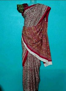 Beautiful crape saree