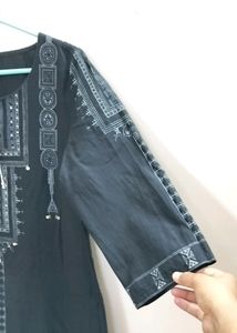 W- Black ethnic Kurta