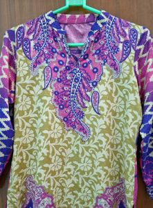 Woolen Printed Kurti
