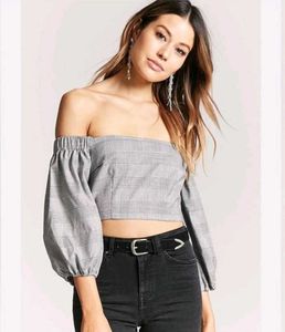Houndstooth Top🖤🌼