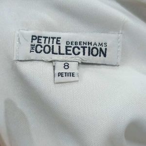 Bodycon flower print white dress