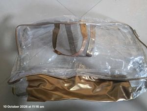 lehenga choli clear bag