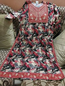 Elegant Embroidered Kurta Set with Dupatta