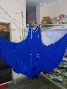heavy long party wear silk dress