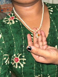 Handmade Om Necklace