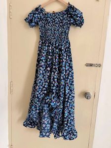 Floral Print Off-Shoulder Dress