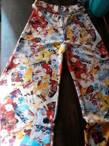 Colorful Wide Leg Pants