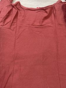 Dusty Rose Top with Bell Sleeves