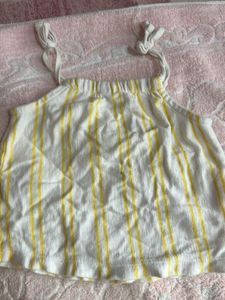 Striped Top &amp; Shorts Set