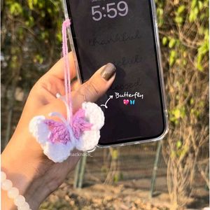 Cute Crochet phone charms 😻