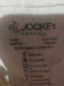 Jockey Thermals - Long John