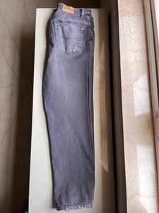 Classic Grey Relaxed Fit Jeans for men