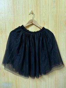 H&M Sparkly Black Tulle Skirt