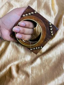 Boho Wooden Bangles Set