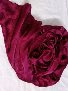 Maroon Satin scarf