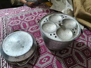 aluminium idli stamd
