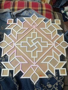 crafted rangoli