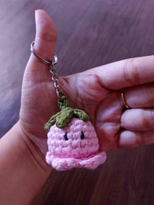 Combo Crocheted Fruity Octopus Keychains Set of 3