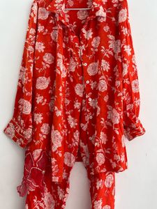 Stylish Designer Butterfly Worked Coord Set