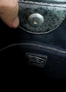 Authentic Burberry Plaid Tote Bag